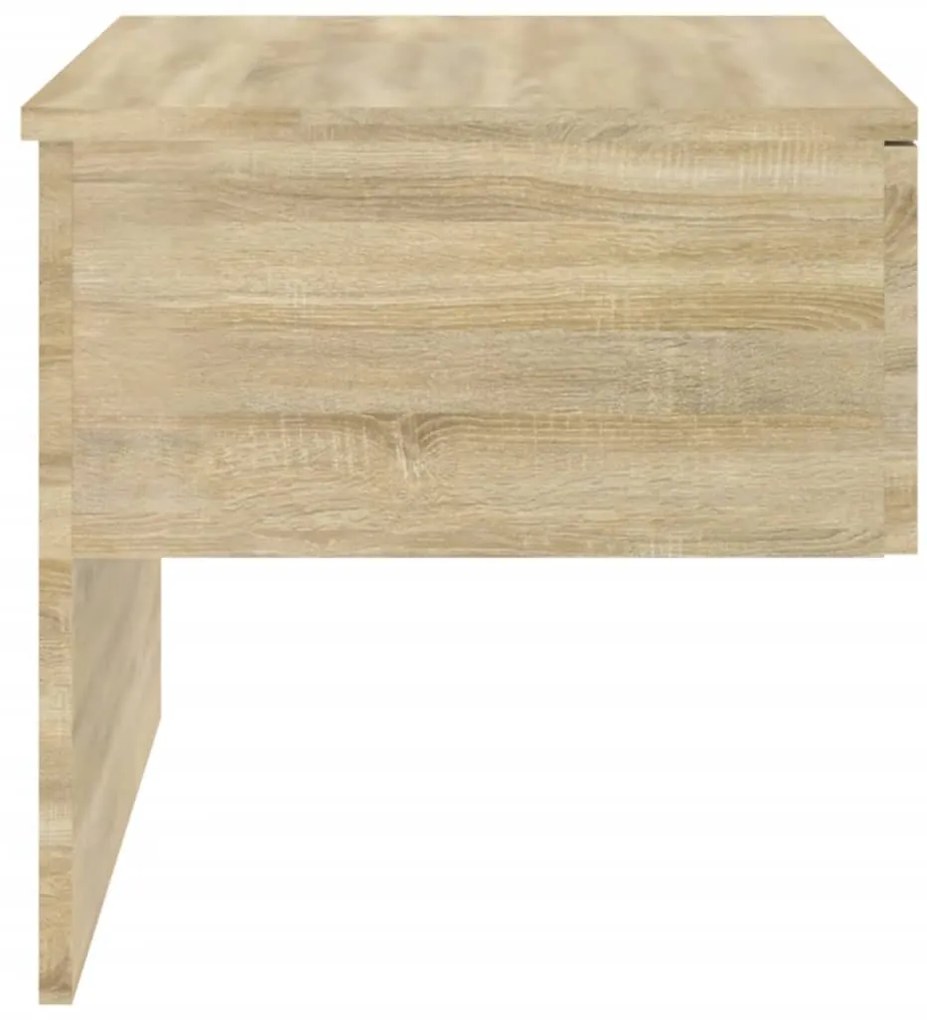 Mesa de cabeceira montagem na parede cor carvalho sonoma