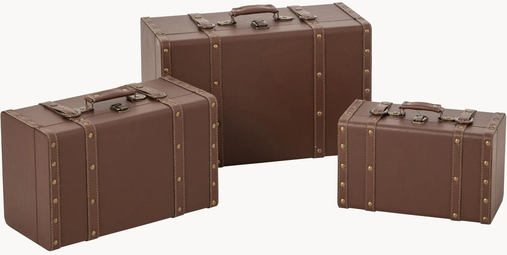 Caixas de arrumação Voyage, conjunto de 3