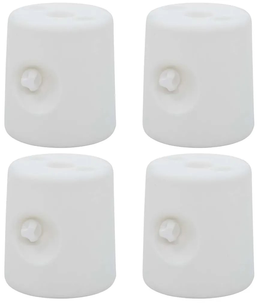 Pesos para tenda 4 pcs PE branco