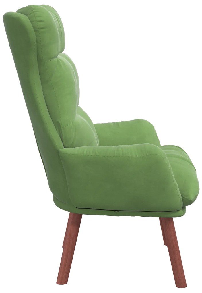 Poltrona Relaxante Velvet Verde Claro