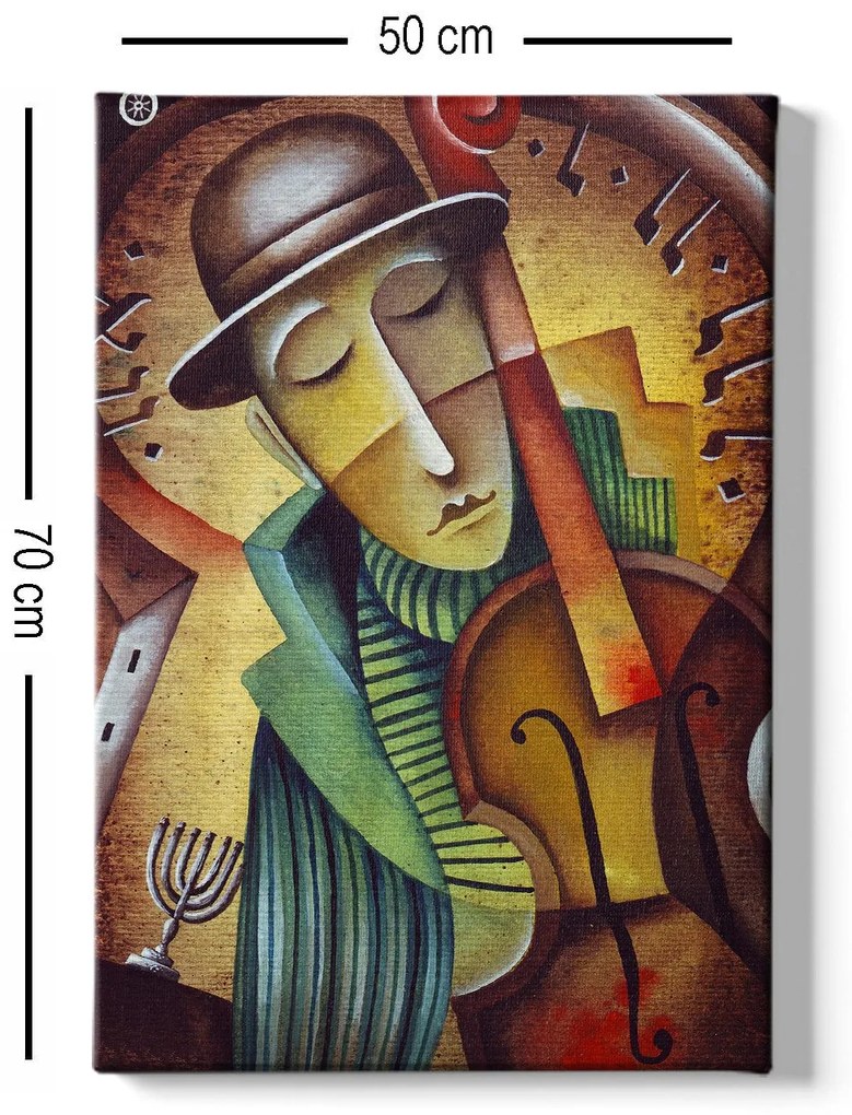 Pintura Decorativa em Tela 28667482 – Multicolor – 50 x 70 cm