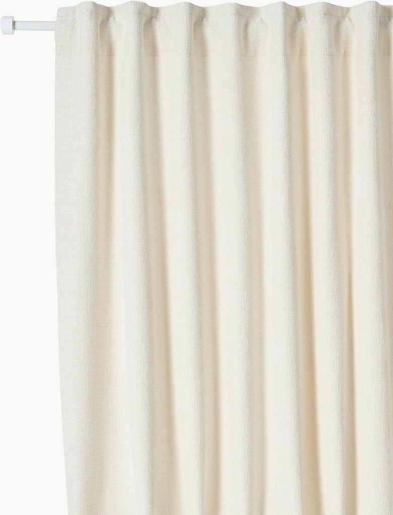 Cortinas opacas multi-banda Lasha, conjunto de 2, L 135 cm