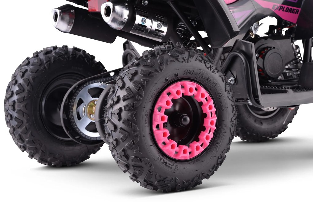 Moto 4 para crianças Gasolina 50cc ATV Explorer Rosa