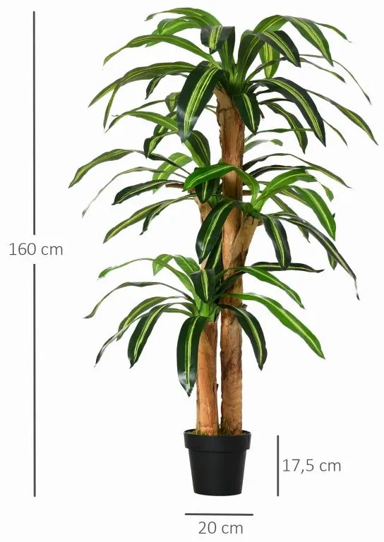 Planta Artificial Dracaena de 160cm