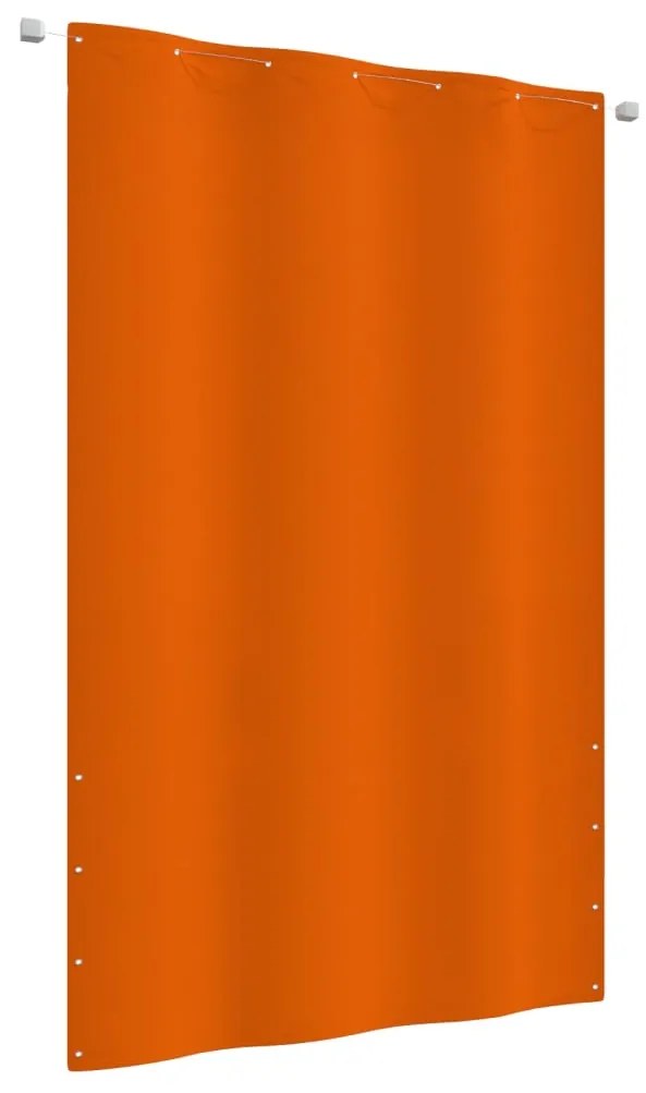 vidaXL Tela de varanda 140x240 cm tecido oxford laranja