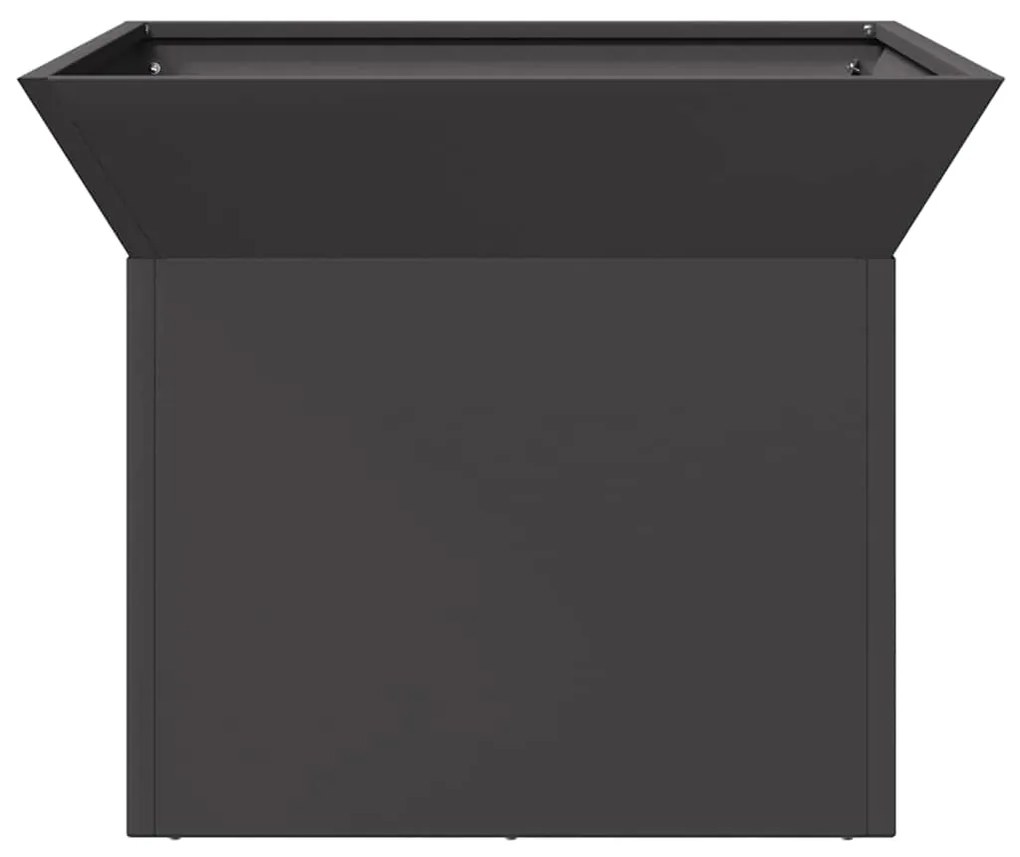 Fire Pit Preto 50 x 50 x 40 cm Aço