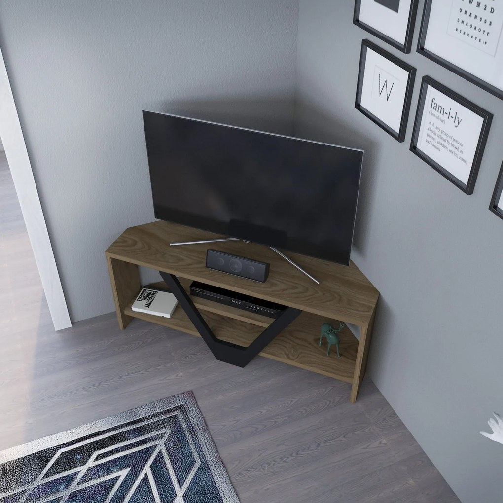 Móvel TV Karin – Preto Oud – 90 cm x 35 cm x 36,8 cm