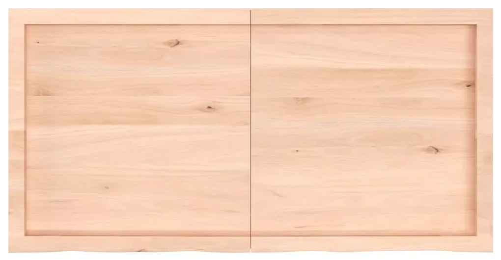 Prateleira de parede 120x60x(2-6)cm carvalho maciço não tratado