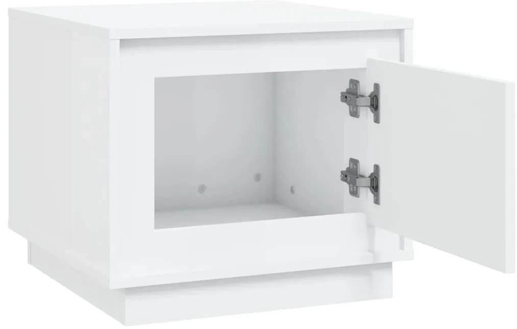 Mesa de centro 51x50x44 cm derivados de madeira branco