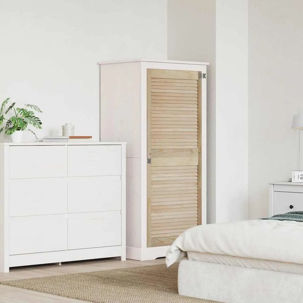 vidaXL Porta de Armário com porta Natural 140.5 x 2 x 59.5 cm