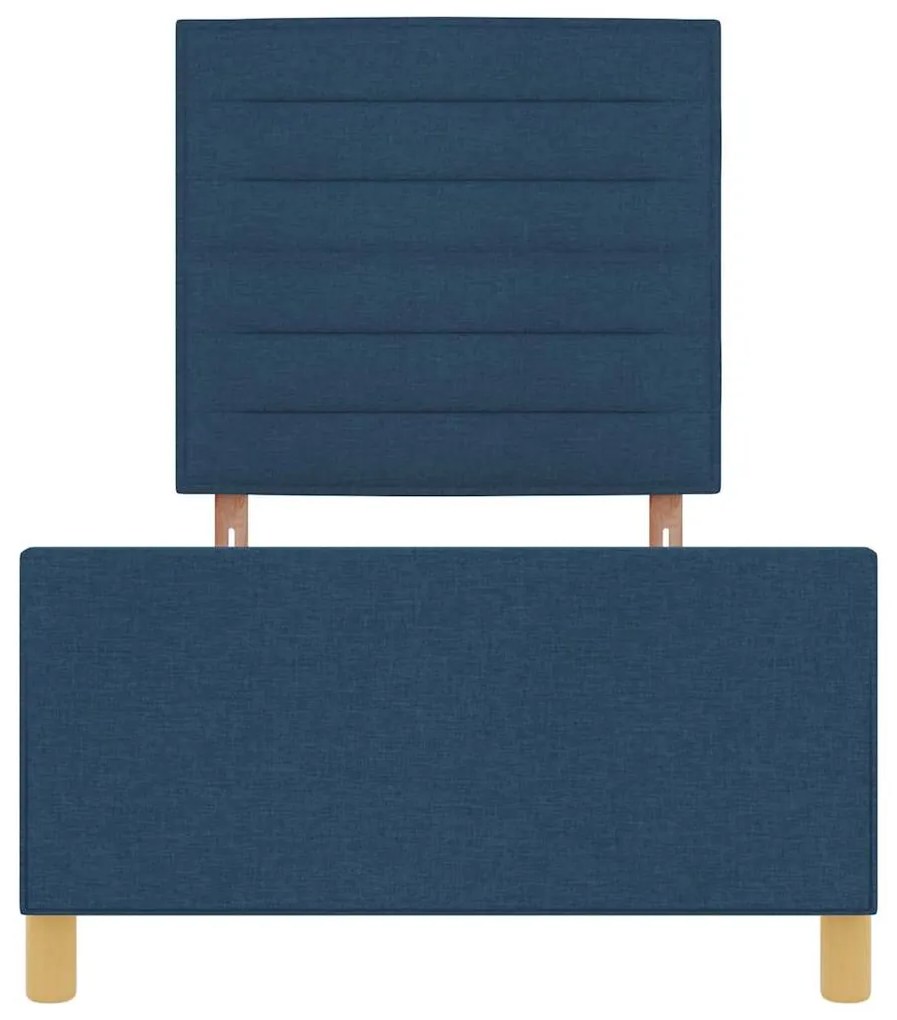 Cama de Tecido Azul vidaXL 100x200 cm