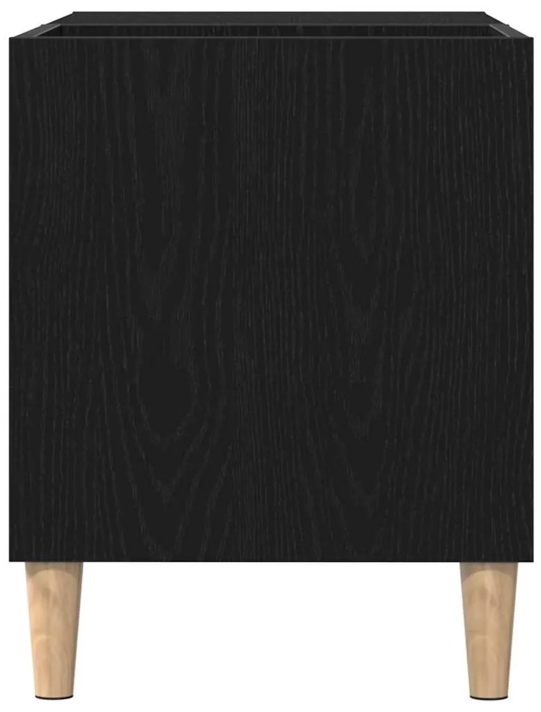 Armário de Registro vidaXL Carvalho Preto 84,5x38x48 cm Madeira de Eng