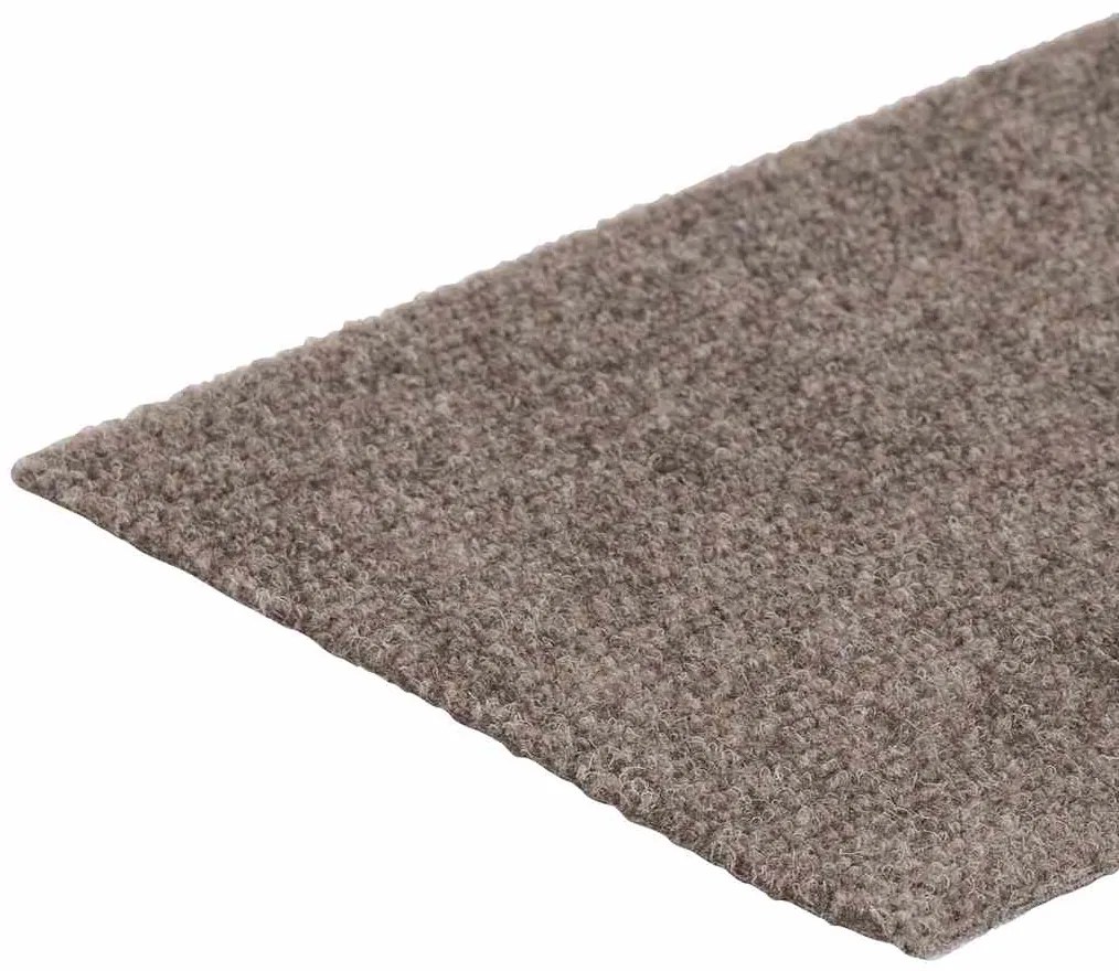 Tapetes de escada adesivos 30 pcs 76x20 cm retangular creme
