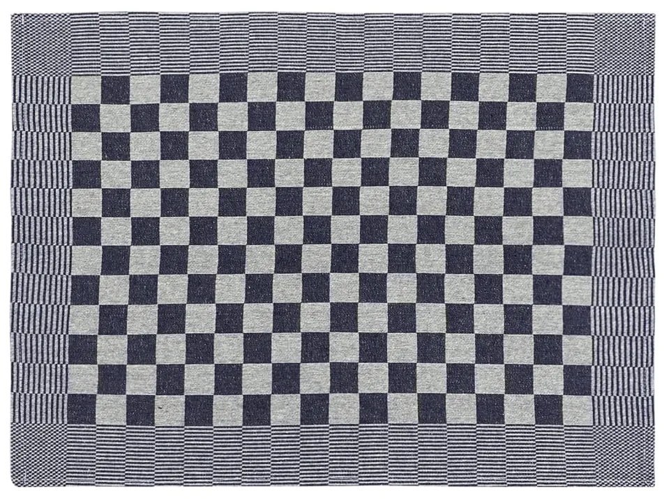 Panos de cozinha 20 pcs 50x70 cm algodão azul e branco