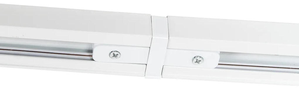 Sistema de trilho moderno monofásico com 10 focos brancos - Jeana