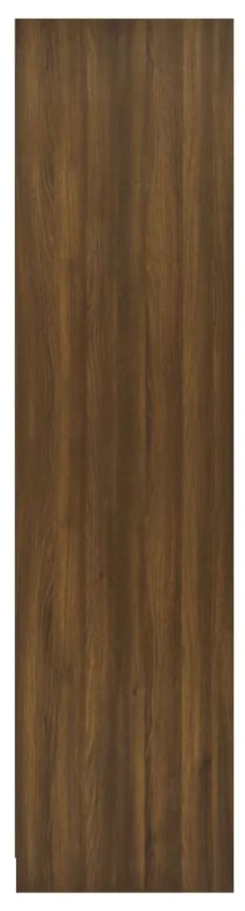 Roupeiro + gavetas 50x50x200cm deriv. madeira carvalho castanho