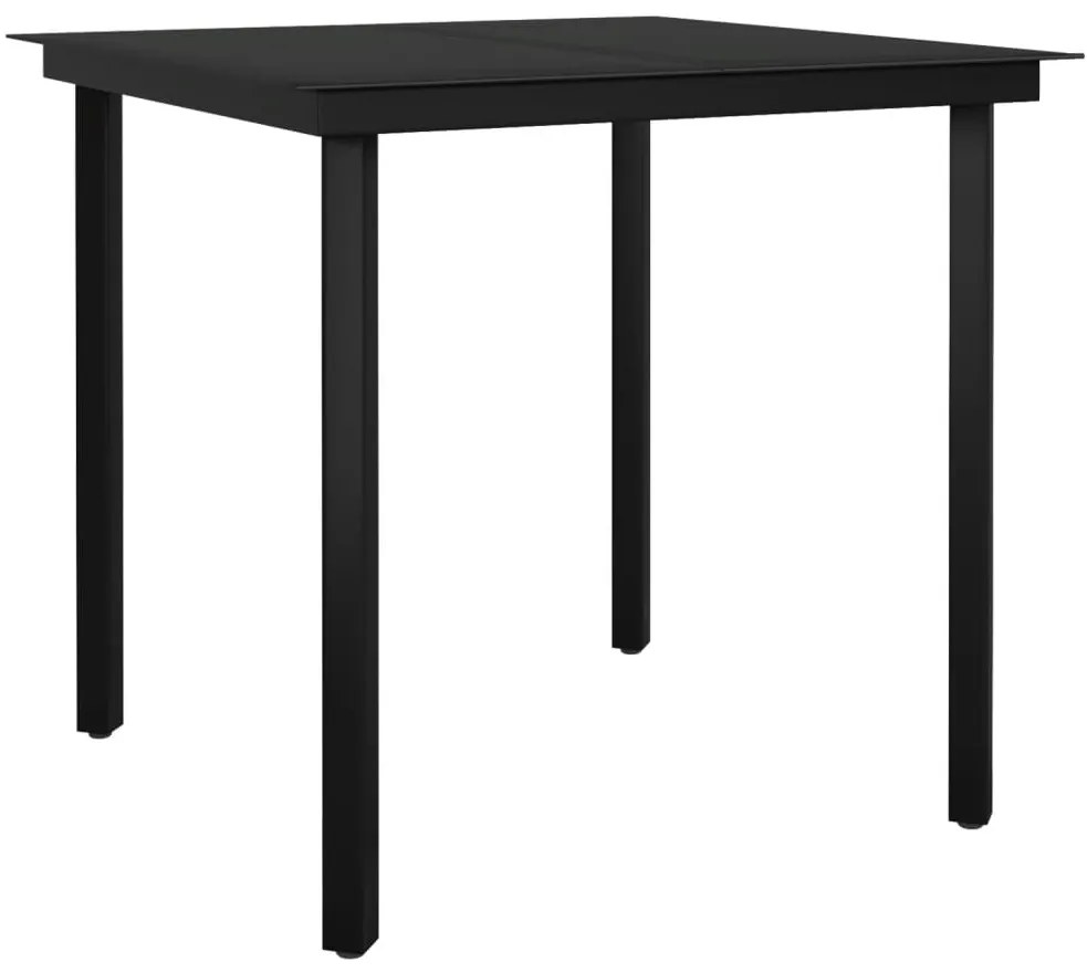 3 pcs conjunto de jantar p/ jardim com almofadões vime PE bege