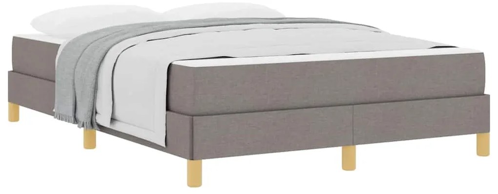 Cama Box Taupe, Marrom 140 x 190 cm