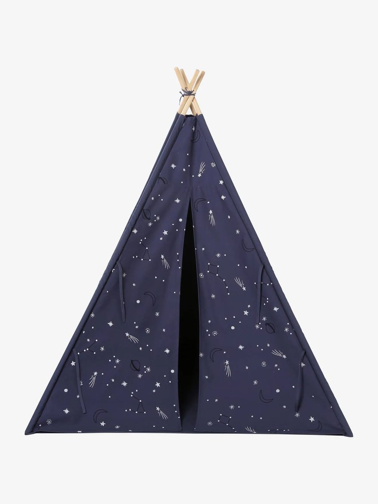 Tipi com detalhes fosforescentes, Constelação azul