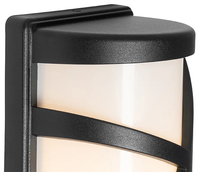 Candeeiro de parede exterior moderno preto IP44 - Suzie Moderno