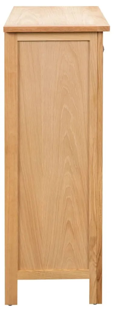 Armário para vinhos 72x32x90 cm madeira carvalho maciça