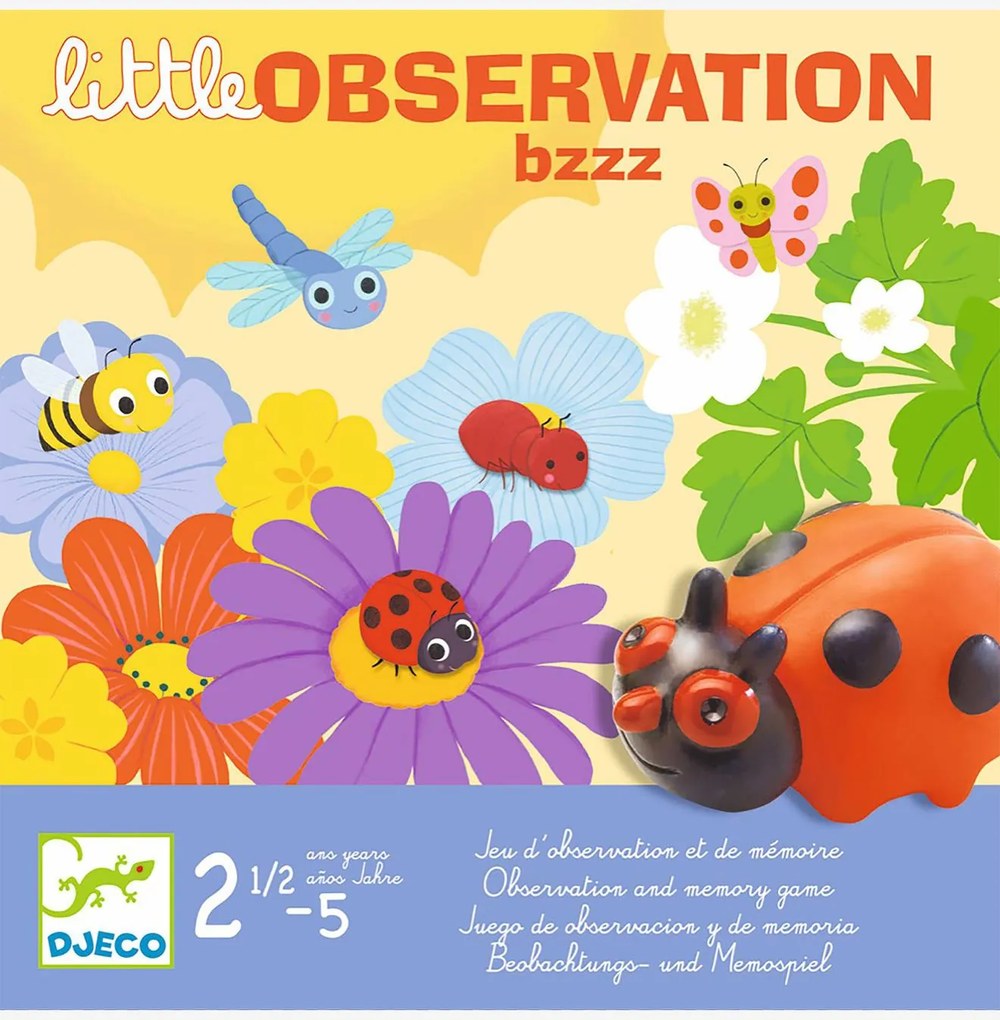 Jogo de observação Little observation Bzzz DJECO multicolor