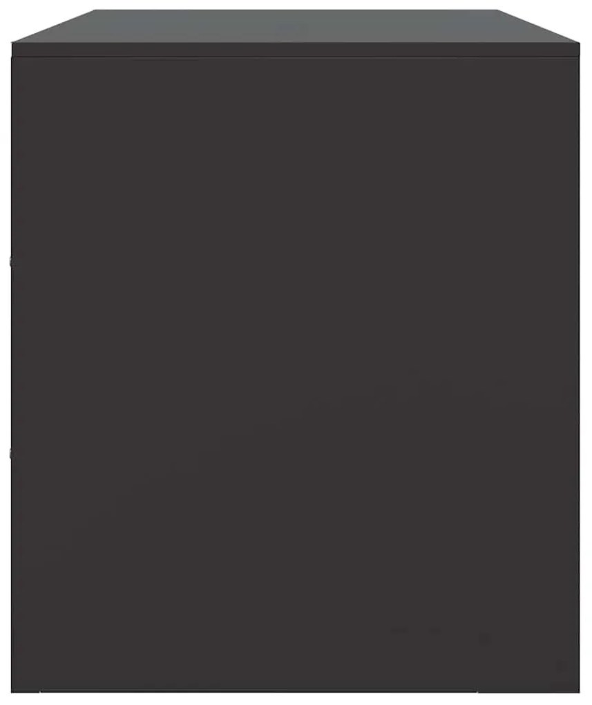 Móvel de TV 67x39x44 cm aço preto