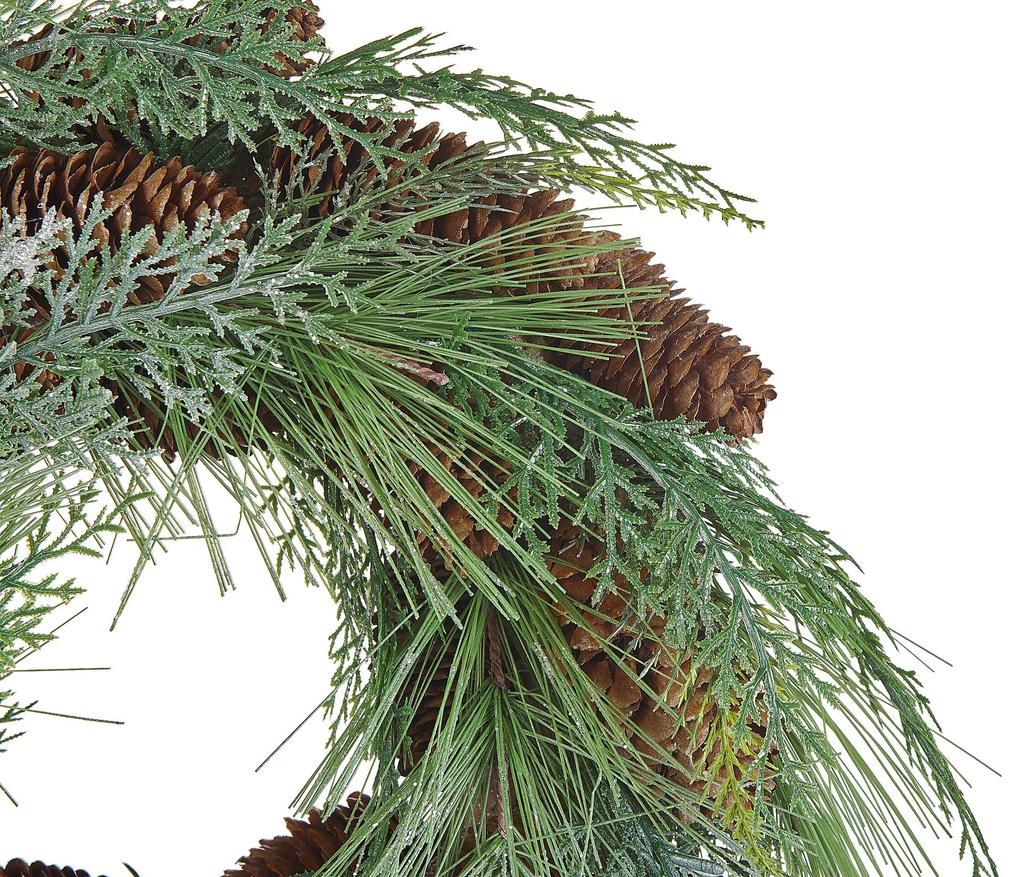 Grinalda decorativa verde ⌀ 34 cm ASTURIA Beliani