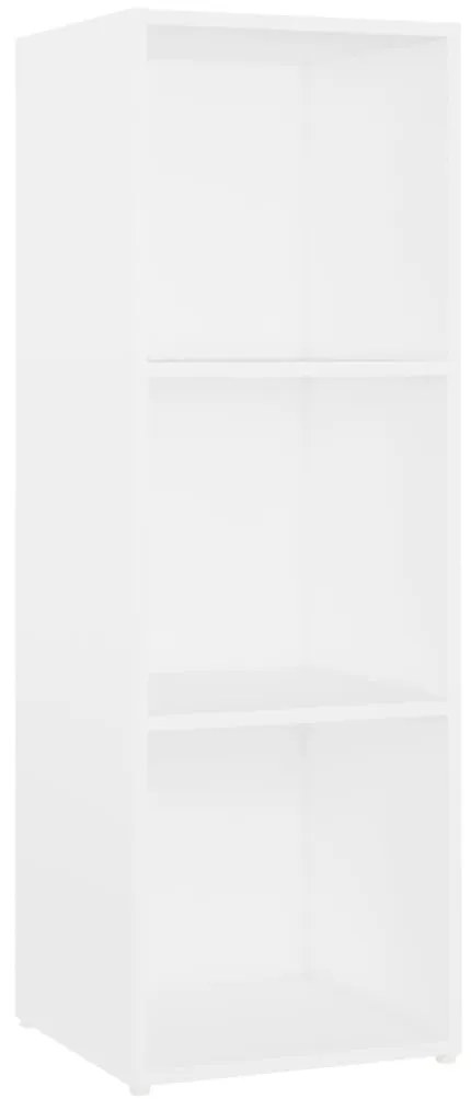 Móveis de TV 2 pcs 107x35x37 cm contraplacado branco