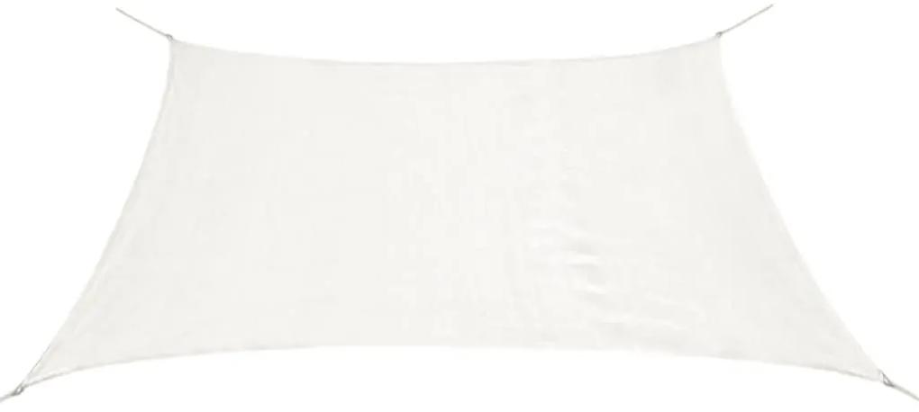 Guarda-sol em PEAD retangular 4 x 6 m branco