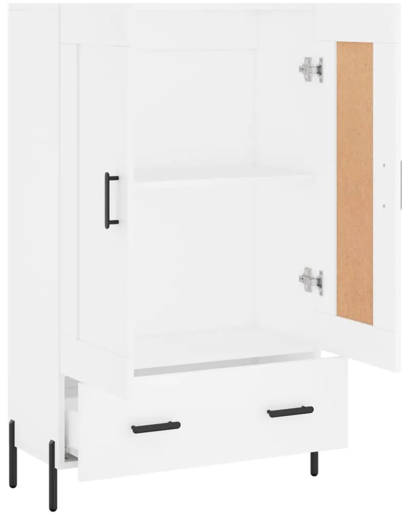 Aparador alto 69,5x31x115 cm derivados de madeira branco