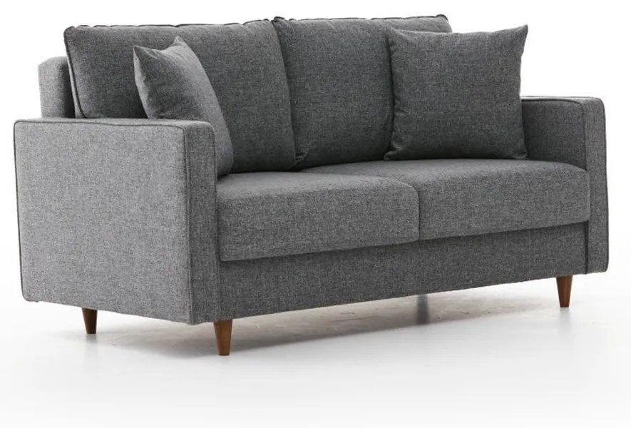 Sofá de 2 Lugares Eva – Cinzento – 155 cm x 82 cm x 90 cm