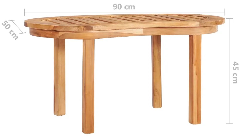 3 pcs conj. lounge de jardim formato banana teca maciça
