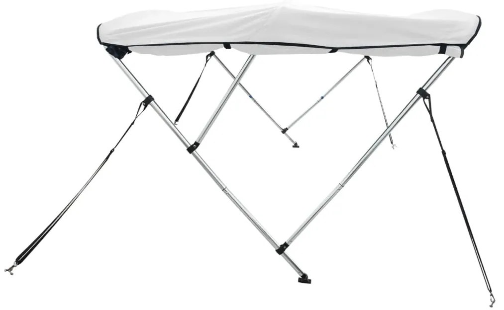 Toldo de 3 arcos Bimini c/ paredes laterais 183x(170-182)x137cm
