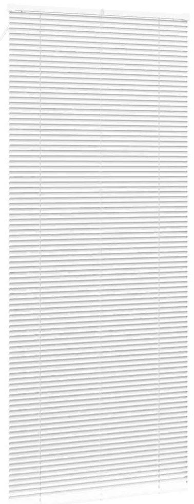 Persiana de Janela com cortinas Outros Manual Branco 80 x 130 cm Alumí