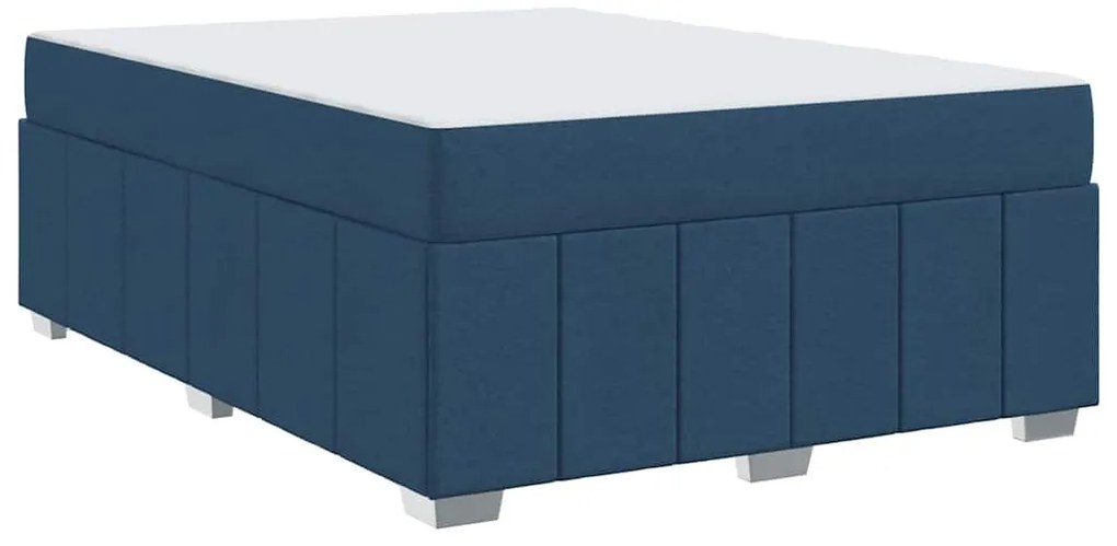 Estrutura da Cama Azul 160 x 200 cm tecido