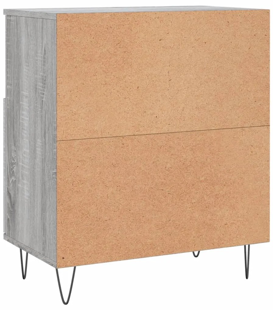 Aparador 60x35x70 cm derivados de madeira cinzento sonoma