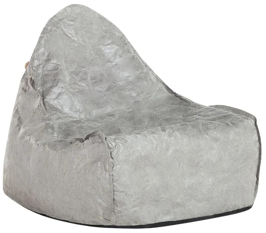 Pufe poltrona cinzento DROP Beliani