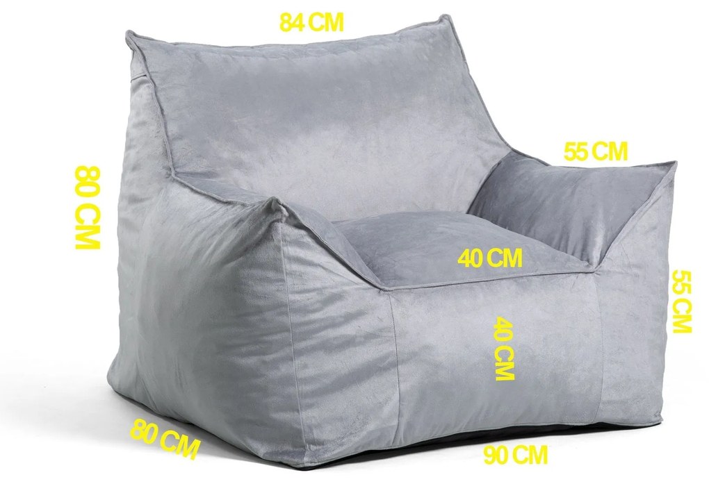 <puff> Cinema – Roxo – 90x80x55 cm | Tribo Home