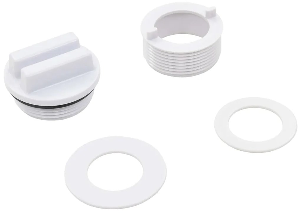 Fonte de piscina grega 13 pcs branca