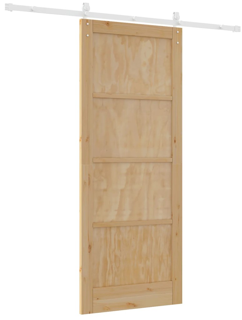 Porta Deslizante vidaXL com Conjunto de Ferramentas 86x211 cm Madeira