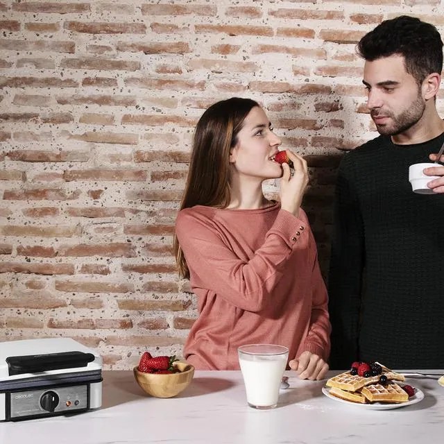 Máquina de waffles Fun Gofrestone Double