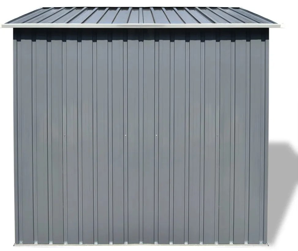 Abrigo de jardim metal cinzento