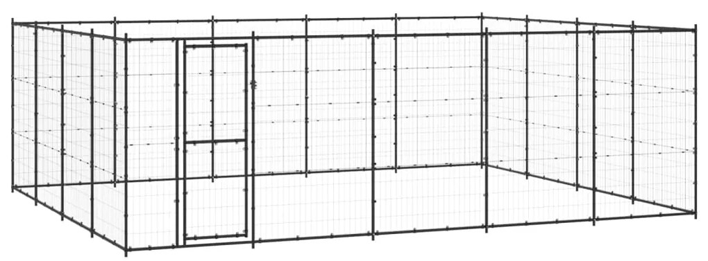 Canil de exterior 24,2 m² aço