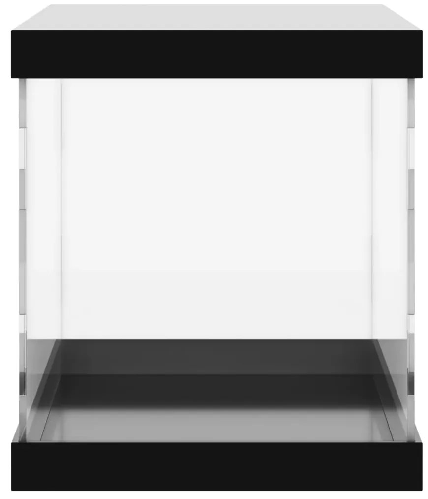 Caixa de exposição 31x17x19 cm acrílico transparente