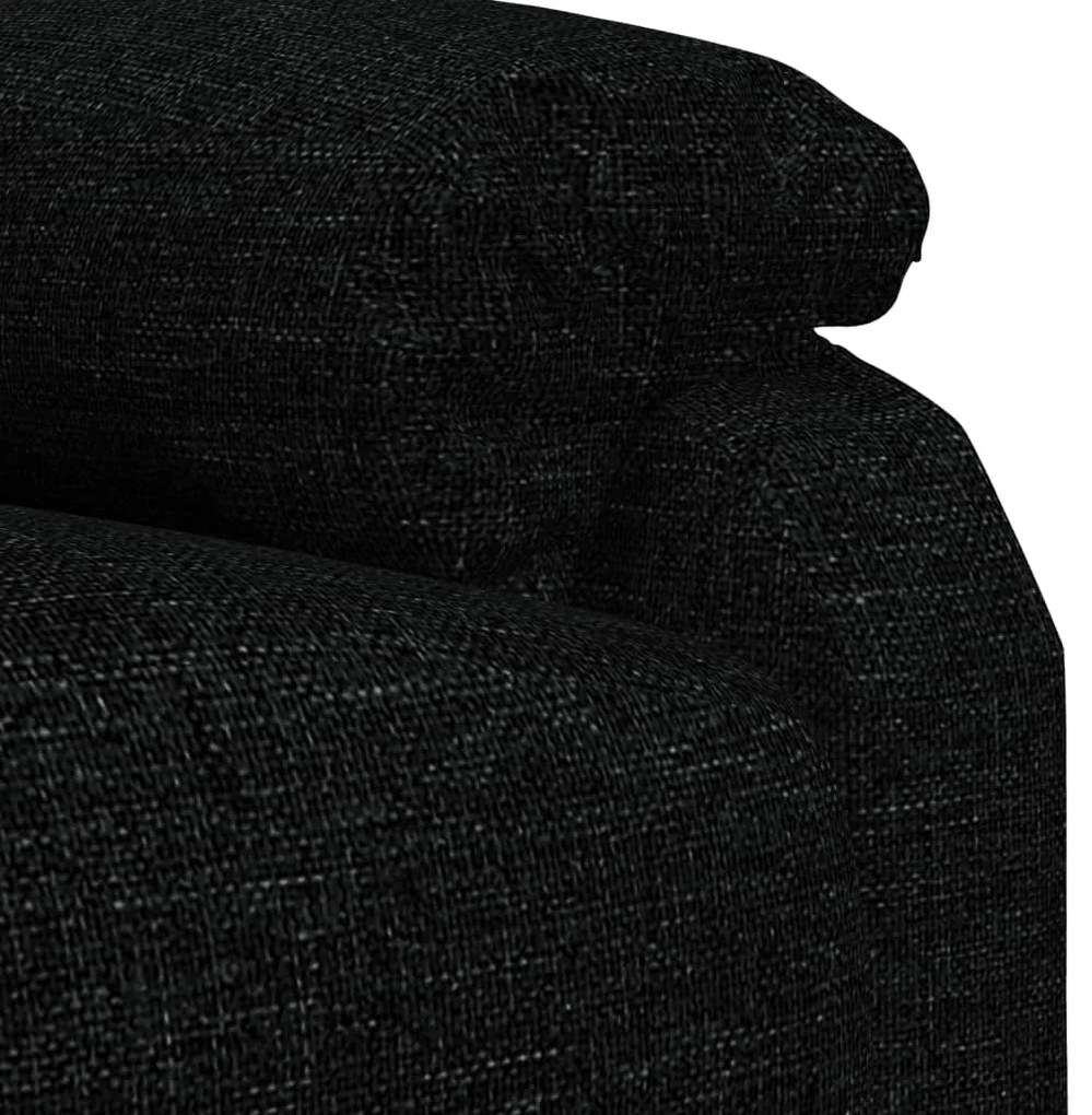 Poltrona de massagens tecido preto