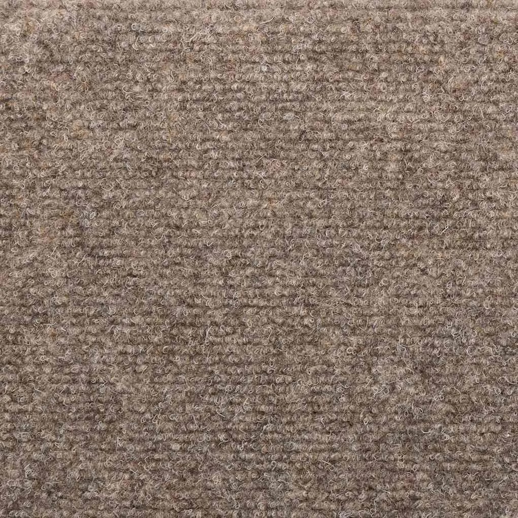 Tapetes de escada autoadesivos 5 pcs 65x21x4 cm agulhado creme