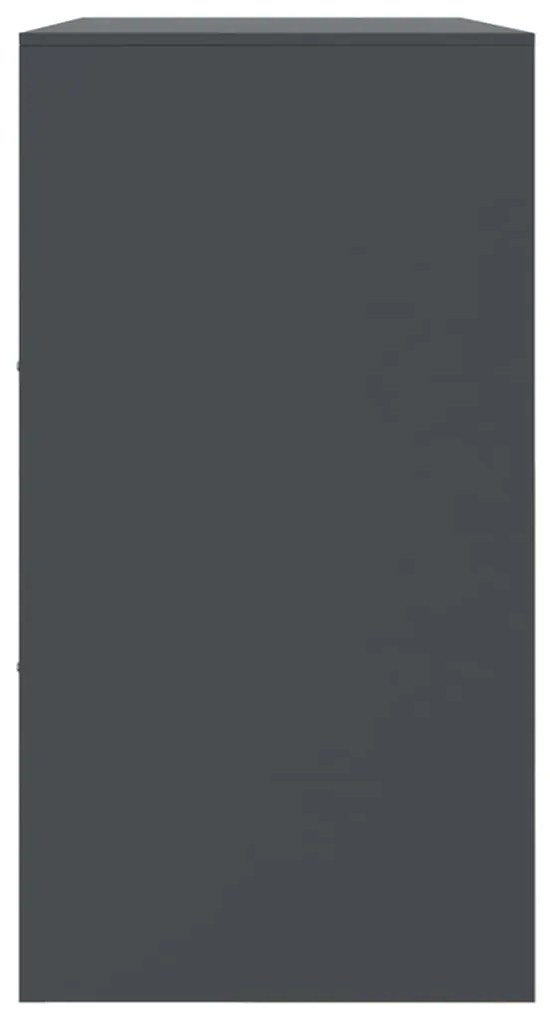 Aparador 99x39x73 cm aço antracite