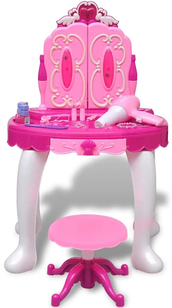 Toucador brinquedo com 3 espelhos e luz/som