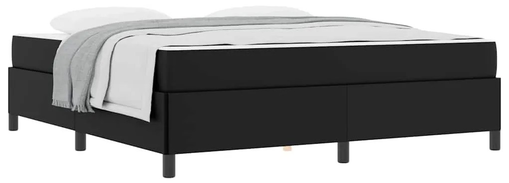 Estrutura de cama com colchão Preto 180 x 200 cm